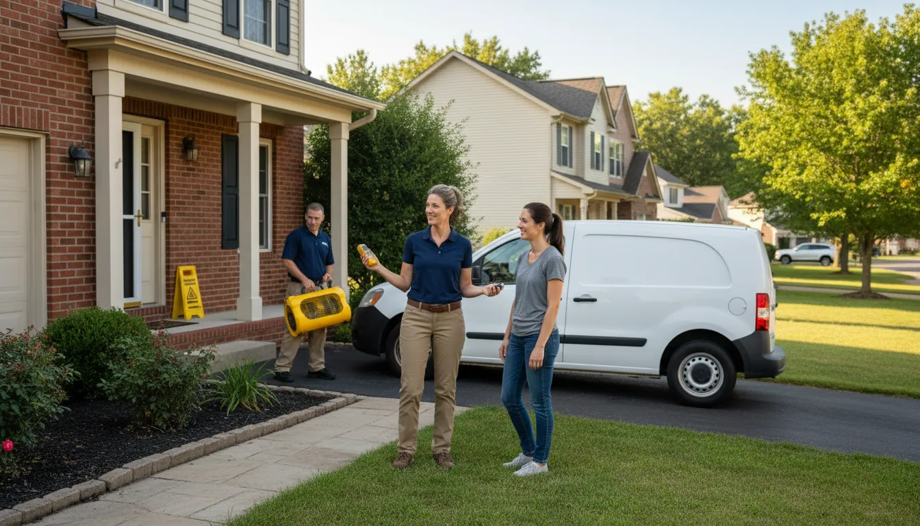 Water restoration image for Fire And Smoke Damage Restoration in Floris, IA
